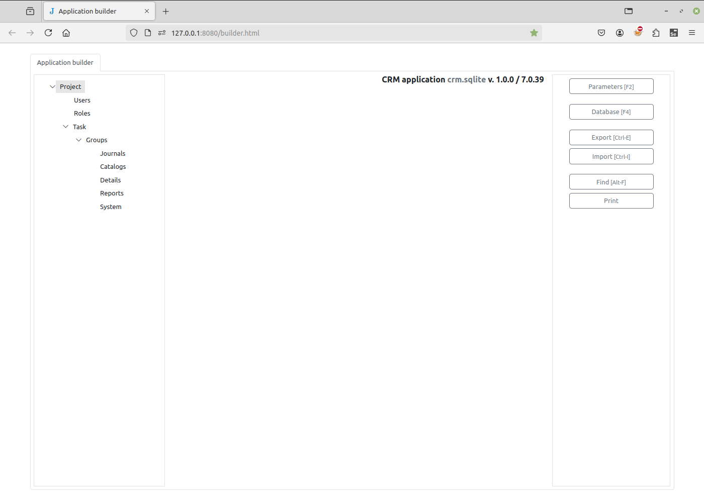 Jam.py Application builder