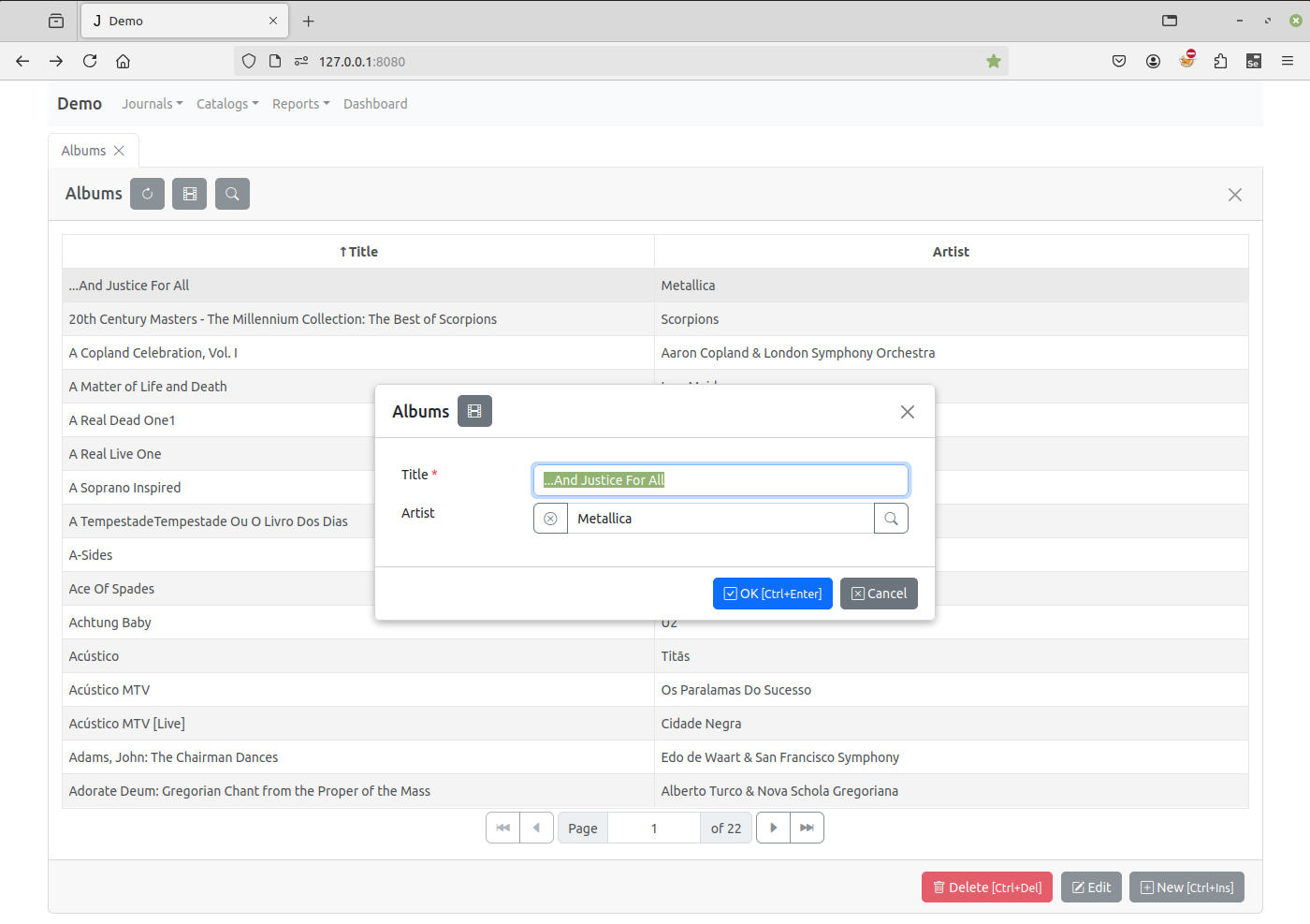 Default edit form template