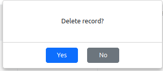 Message delete record