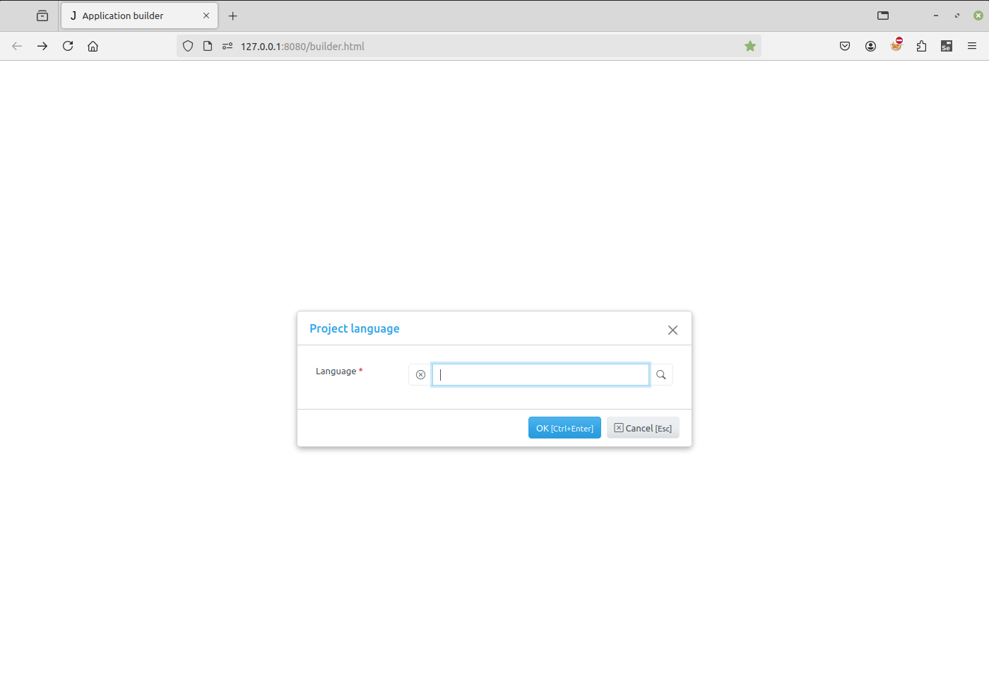 Jam.py language dialog